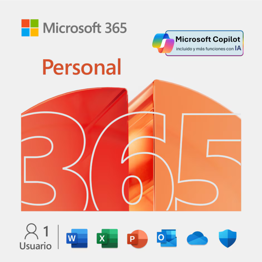 Microsoft 365 Personal 1 year Digital - Mexico 