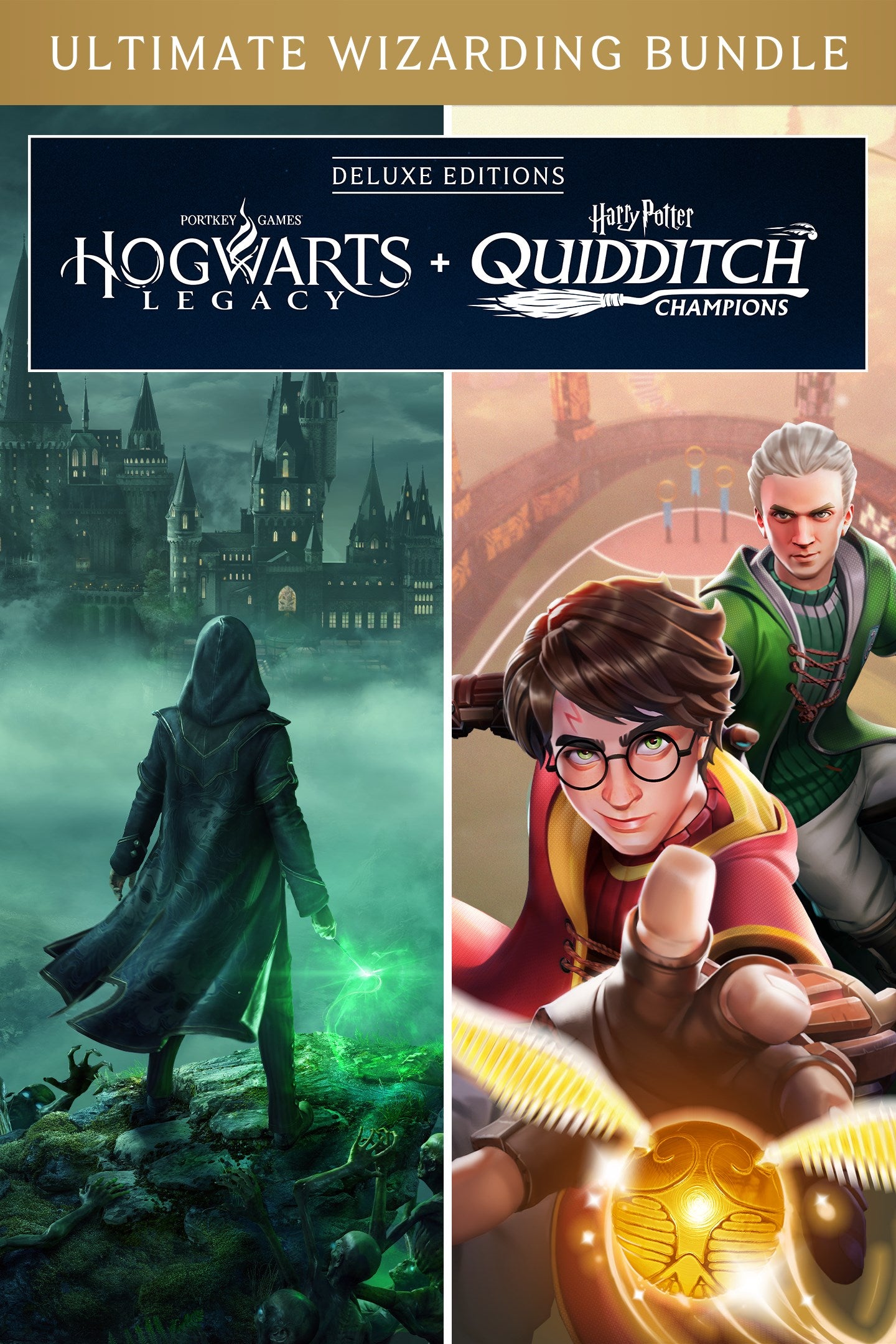 Hogwarts Legacy Deluxe Editions + Harry Potter: Quidditch Champions XBOX LIVE MEXICO DIGITAL Bundle