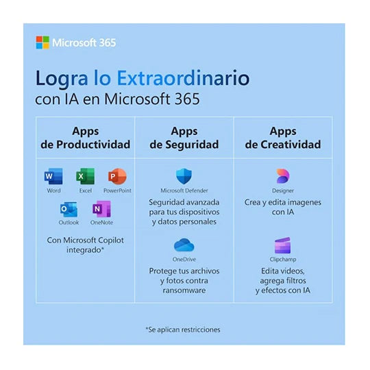 Microsoft 365 Familia 1 año Digital - MEXICO-2